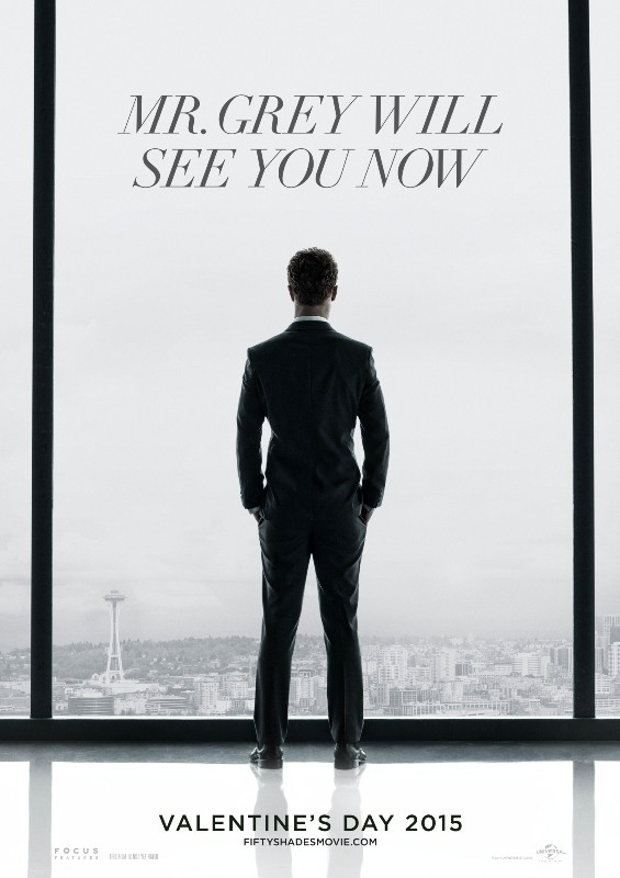 Oficiálny plagát k filmu Päťdesiat odtieňov sivej 